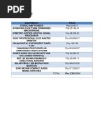 Bill of Materials