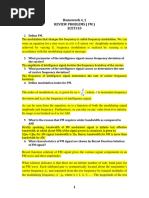 Homework 4 - 1 Review Problems (FM) ECET310: e (T) E Sin (T +ø