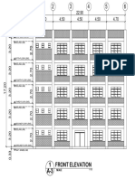 A-3 1 Front Elevation A-1: Roof Deck Level