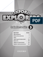 Oxford Explorers 3 Tests Evaluation Booklet