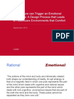 Architecture Can Trigger an Emotional Response a Design Process That Leads to Healthcare - Tark El-Khatib