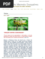 “Oração Contra o Devorador”