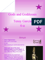 Gods and Goddesses Tensy García 6-A