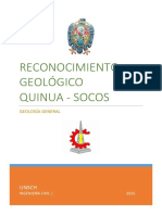 Informe de Geología. Tramo