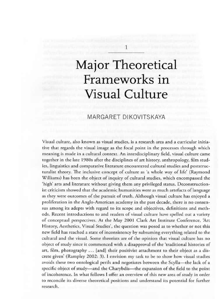 Margaret Dikovitskaya Visual Culture – ZLRMIF