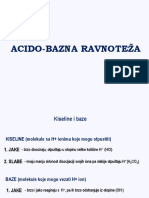 Acido-Bazna Ravnozeža - STOM