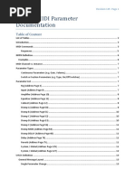 Profiler Midi Parameter Documentation