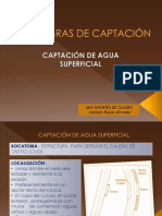 Obras de Captación Bocatoma de Fondo