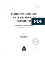 Periodizacion Del Entrenamiento Deportivo.