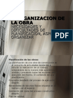 Organizacion de Obras