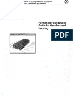 HUD 4930.3 Permanent Foundations Guide For Manufactured Housing PDF