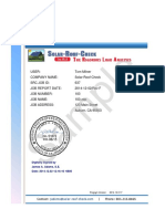 Sample Calculations - Solar Roof