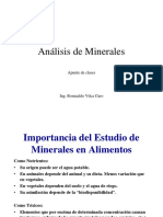 Minerales - Agua