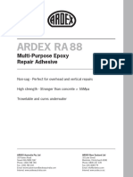 ARDEX RA 88 Datasheet