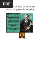 História de Vida de São Luís Maria Grignion de Montfort