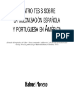 Nahuel Moreno - Cuatro tesis sobre la colonización española y portuguesa en América