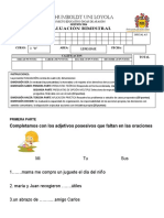 examen lenguaje