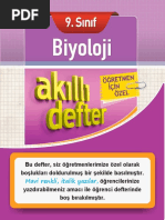 Sınıf Biyoloji Akıllı Defter