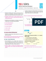 Ygs Kimya PDF 6-14. Föy