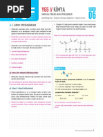 Ygs Kimya PDF 6-14. Föy
