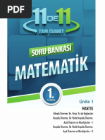 Sınıf Matematik Tam İsabet Soru Bankası