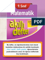 Sınıf Matematik Akıllı Defter