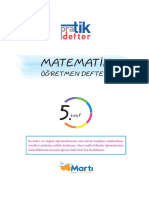 Martı 5. Sınıf Matematik Pratik Defter