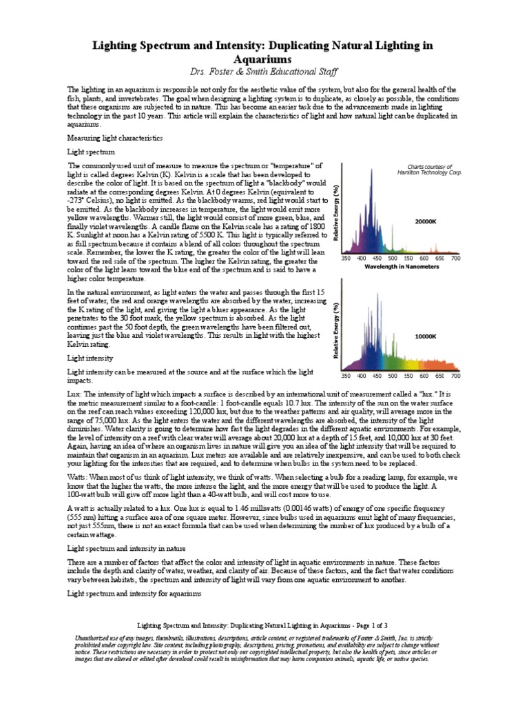 Lighting Spectrum and Intensity Duplicating Natural Lighting in ...