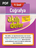 Sınıf Coğrafya Akıllı Defter