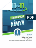 Sınıf Kimya Tam İsabet Soru Bankası PDF