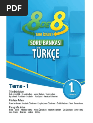 Sinif Turkce Tam Isabet Soru Bankasi Pdf