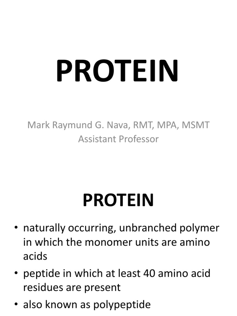 protein_notes (1).pdf Amino Acid Denaturation (Biochemistry)
