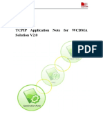 TCPIP Application Note for WCDMA Solution V2.0