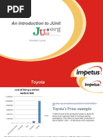 An Introduction To Junit: Animesh Kumar