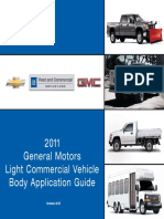2011 GM Light Commercial Body Application Guide 10-18-2010