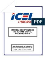 Amperímetro Manual Do Usuário Da Icel - 19mar17