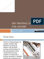 Dry Printing System For Leather: Reco K.K., 2006