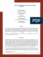 Brunner Et Al. - (2013) Critical Psychoanalytic Social Psychology in The German Speaking Countries (ARCP) PDF