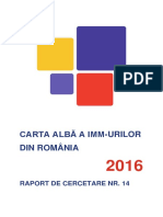 Carta Alba a Imm Urilor Din Romania 2016