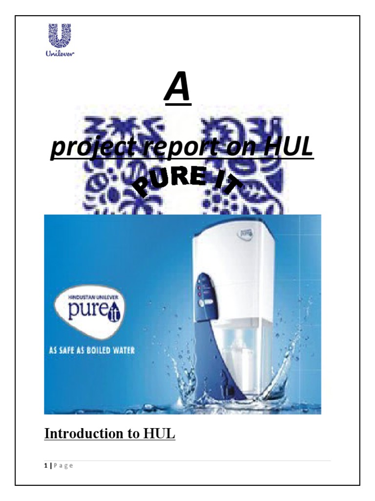 Hindustan Uni Lever PDF Unilever Business