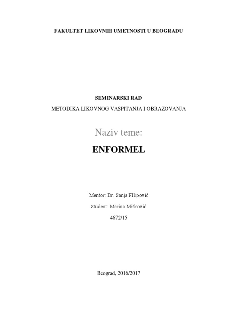 Enformel | PDF