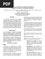 Qué es el FTQ en Calidad | PDF | Lean Manufacturing | Calidad (comercial)