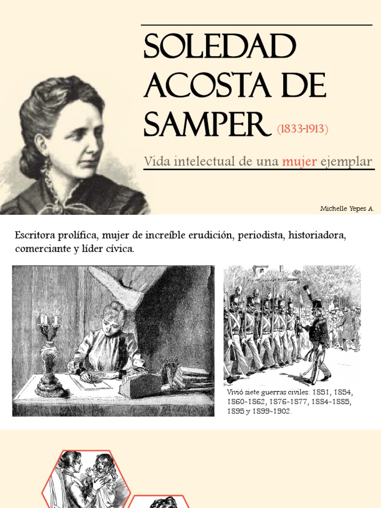 Unidad 5 Soledad Acosta de Samper - Michelle Yepes | PDF | Colombia ...