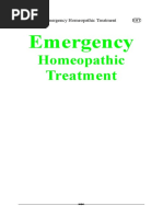 Homeopathic Treatment