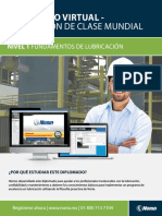 Diplomado en Lubricacion de Clase Mundial en Linea Nivel 1 PDF