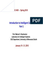 Introduction To Intelligent Control: ECE 4951 - Spring 2010