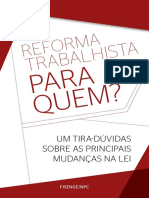 Sobre a Reforma Trabalhista