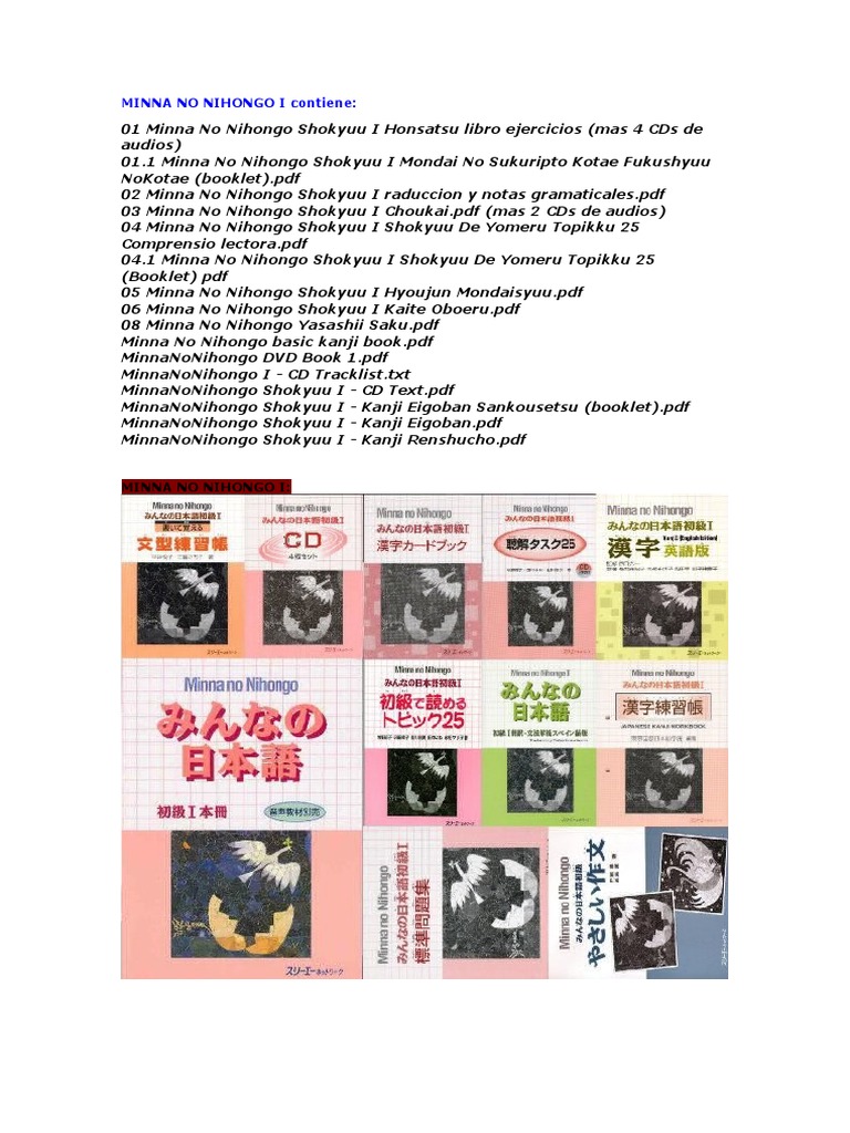 minna no nihongo pdf