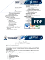 Unidad 1 Microsoft Word