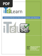 Selenium Webdriver Interview Questions and Answers by ITeLearn PDF